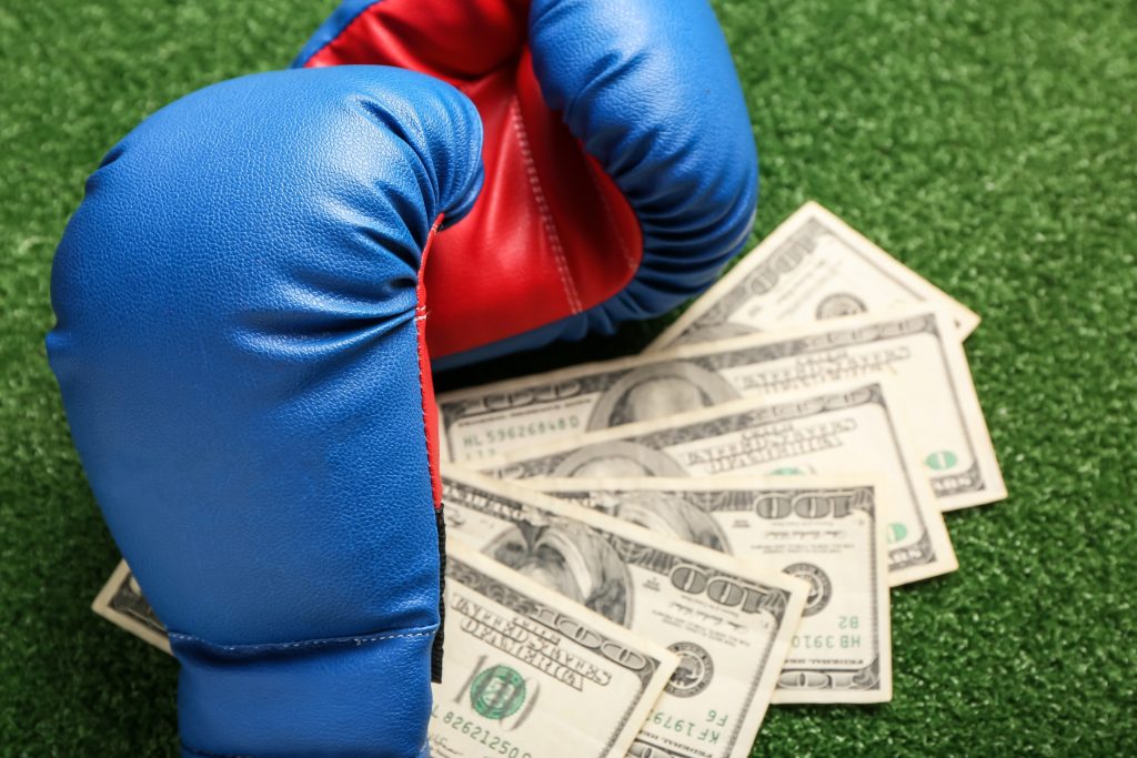 Boxing Betting Concept